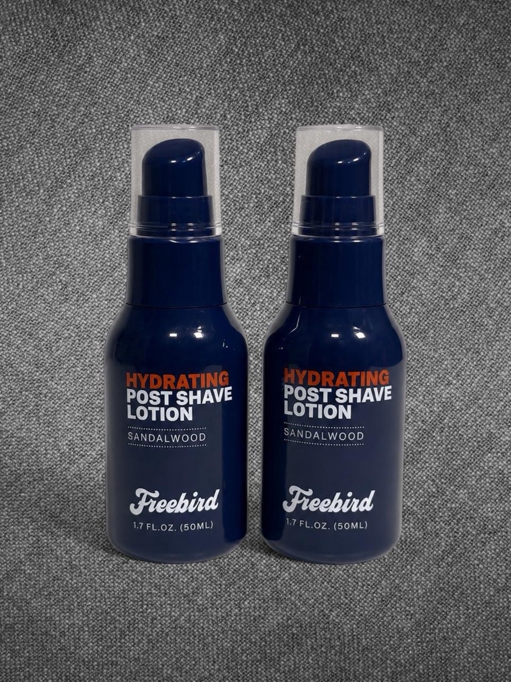 Freebird Hydrating Post Shave Lotion Sandalwood 1.7 Fl Oz 50mL New Sealed 2Set